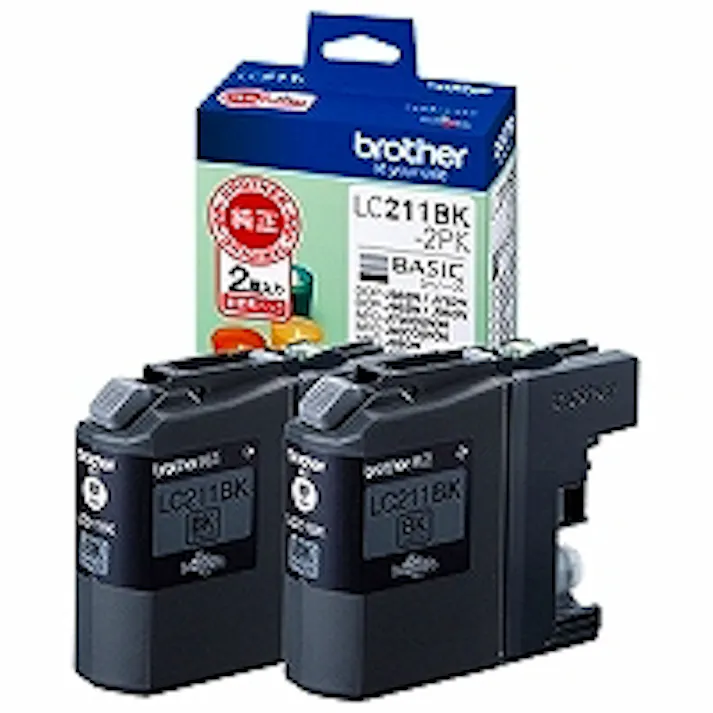 インクカートリッジ お徳用黒2個パック LC211BK-2PK