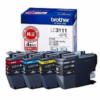 インクカートリッジ 4色パック LC3111-4PK インクカートリッジ・インクリボン インクカートリッジ 4色パック LC3111-4PK インクカートリッジ・インクリボン