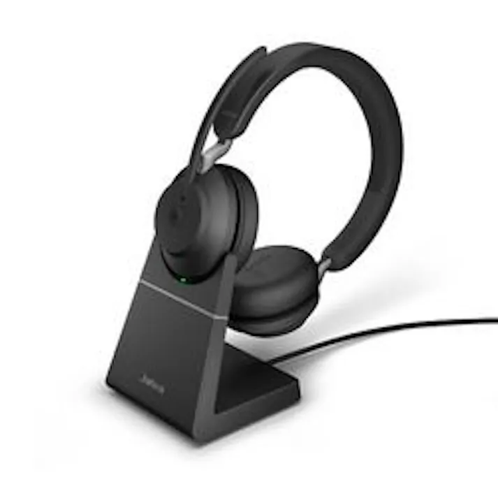 Jabra Evolve2 65 MS Stereo USB-A Stand Black