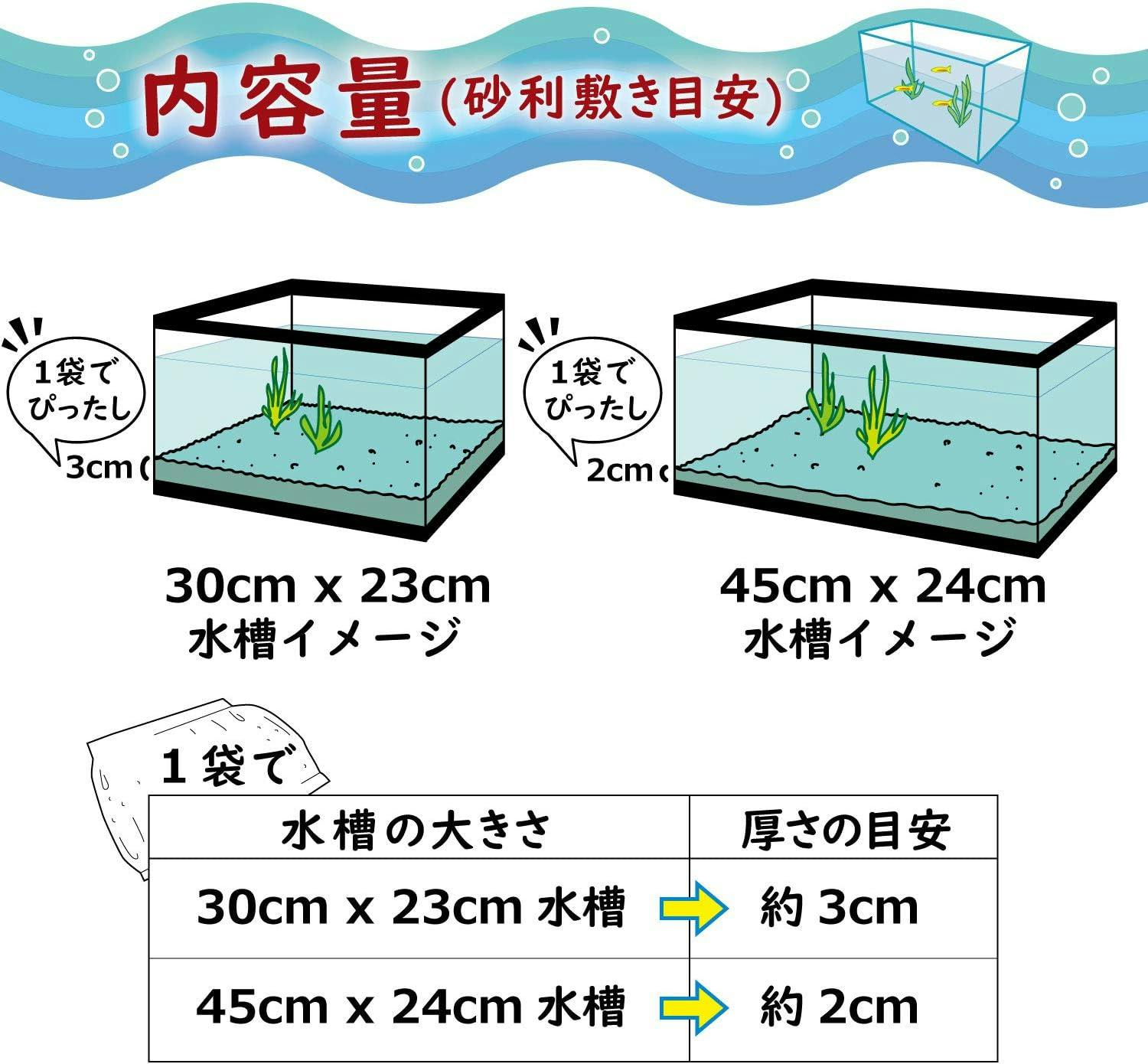 水槽用 底砂 大磯砂利】 【2分】 洗って入れるだけでぴったり<br