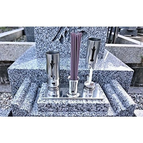 仏壇　仏具　ろうそく立て お仏壇のはせがわ ろうそく立て 仏具 真鍮「火立 新型 色付3.0