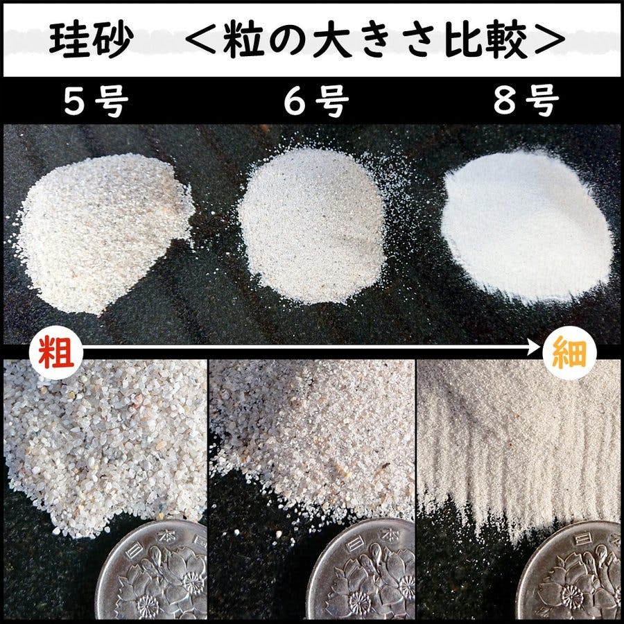 珪砂 8号】【6kg】 モルタル材料 硅砂 砂 けい砂 乾燥砂 防災