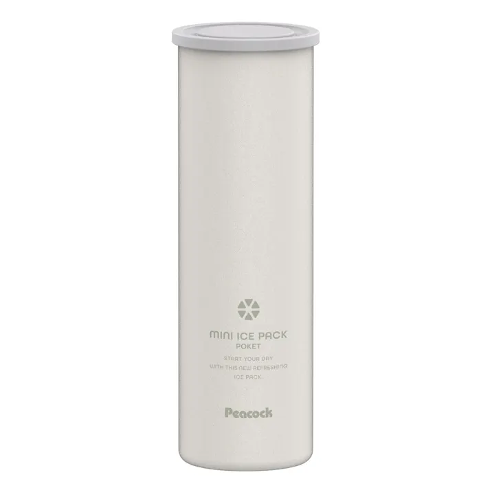 ピーコック ミニアイスパック ポケット 氷のう 冷たさキープホルダー 魔法瓶 ABB-S07【携帯氷のう 氷嚢 保冷 ネッククーラー 携帯 持ち運び アイシング 熱中症対策 暑さ対策 冷却グッズ アウトドア】ホワイト