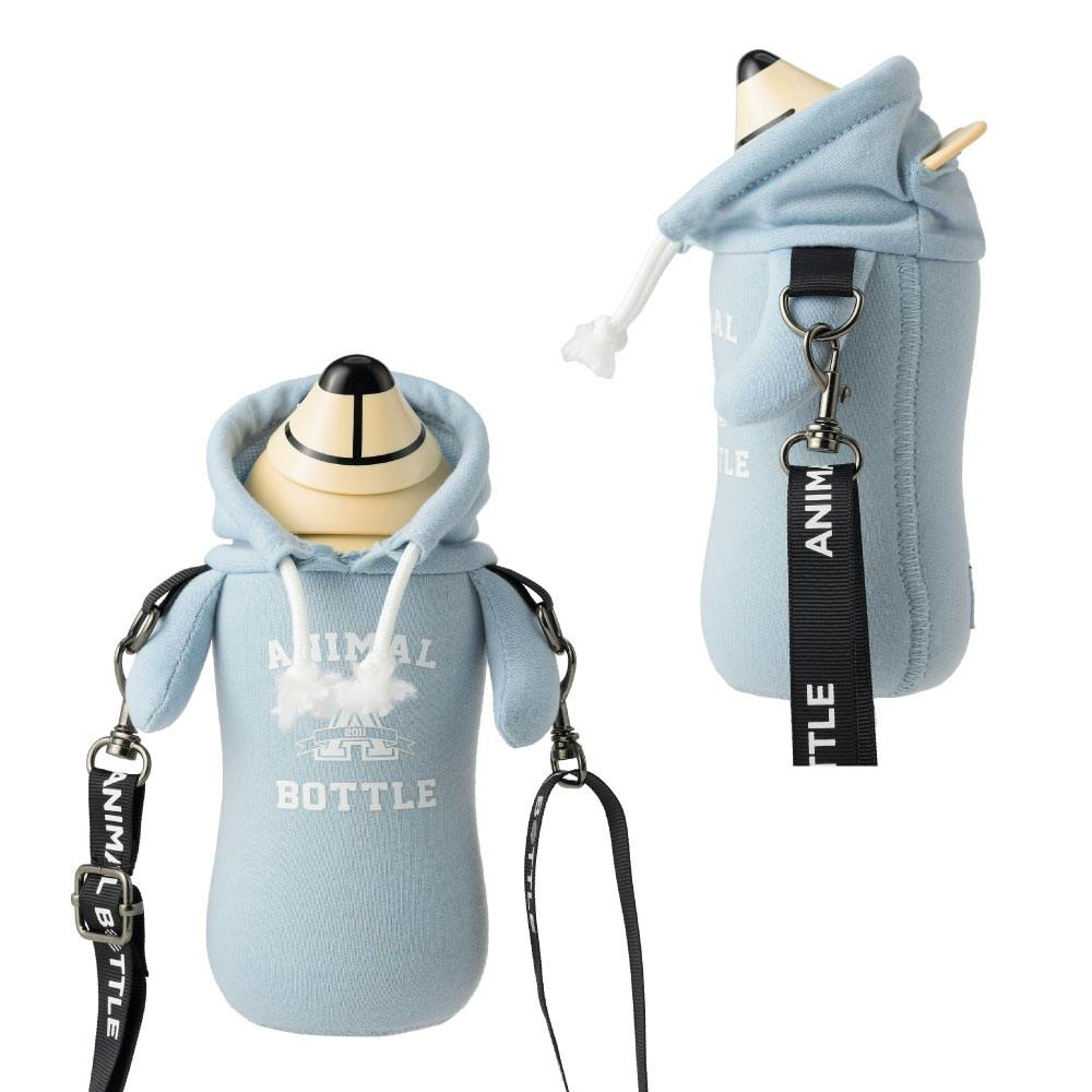 サーモマグ アニマルボトル ベア カレッジ 380ml ストラップ付き