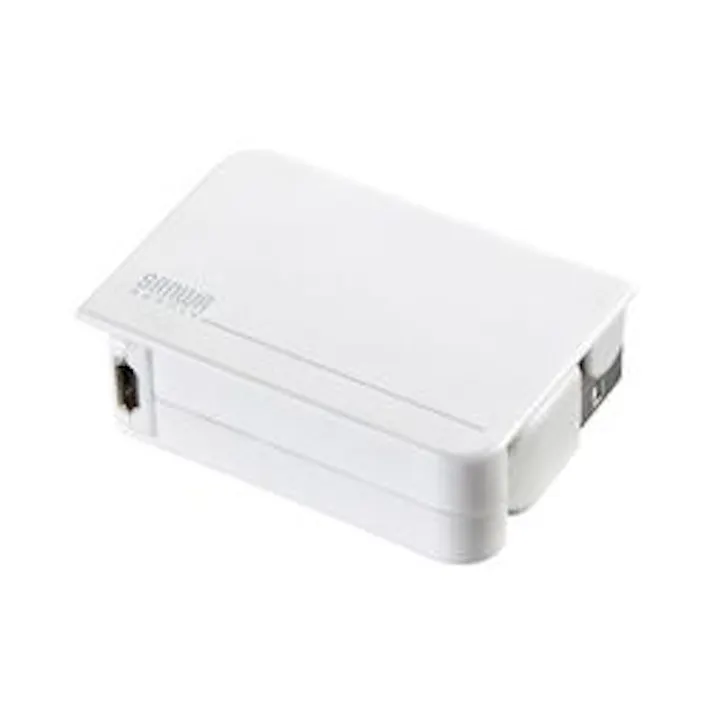 microUSB+ミニUSB巻き取りケーブル ホワイト KU-M05MCMBW メーカー在庫品
