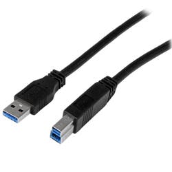 USBケーブル/A-B/1m/USB 3.0/5Gbps/オス・オス/ブラック 目安在庫=○ パソコン・周辺機器 USBケーブル/A-B/1m/USB 3.0/5Gbps/オス・オス/ブラック 目安在庫=○ パソコン・周辺機器