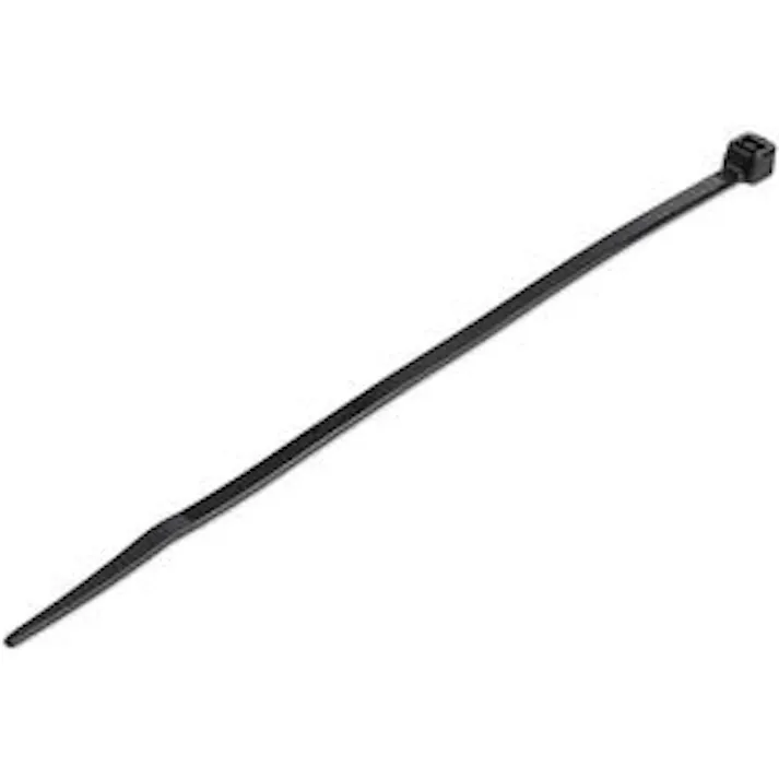 結束バンド/ナイロン/100本入り/中/15cm/幅3mm/ブラック 目安在庫=○