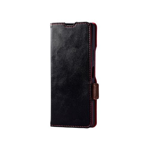 Xperia 1 VI ソフトレザーケース 磁石付 耐衝撃 ステッチ ブラック メーカー在庫品 ケース・ストラップ Xperia 1 VI ソフトレザーケース 磁石付 耐衝撃 ステッチ ブラック メーカー在庫品 ケース・ストラップ