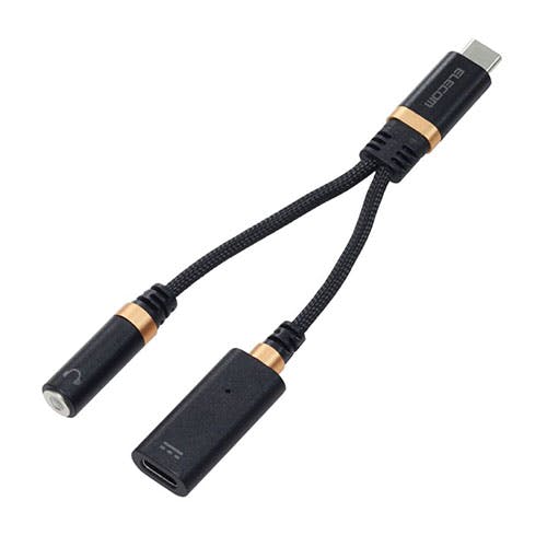 USB Type-C(TM) - φ3.5mm変換ケーブル(高耐久/27W) ブラック メーカー在庫品 パソコン・周辺機器 USB Type-C(TM) - φ3.5mm変換ケーブル(高耐久/27W) ブラック メーカー在庫品 パソコン・周辺機器