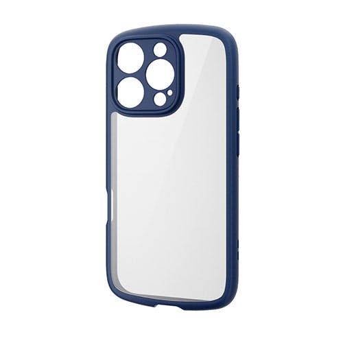 iPhone 16 Pro TOUGH SLIM LITE ハイブリッドケース フレームカラー 極限 ネイビー PM-A24CTS メーカー在庫品 ケース・ストラップ iPhone 16 Pro TOUGH SLIM LITE ハイブリッドケース フレームカラー 極限 ネイビー PM-A24CTS メーカー在庫品 ケース・ストラップ