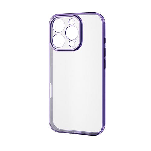 iPhone 16 Pro ソフトケース 極限 メタリックヴァイオレット