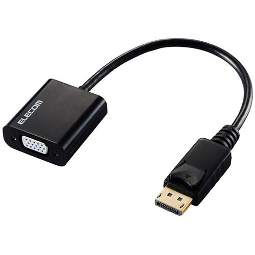 変換アダプタ DisplayPort-VGA ブラック メーカー在庫品 パソコン・周辺機器 変換アダプタ DisplayPort-VGA ブラック メーカー在庫品 パソコン・周辺機器