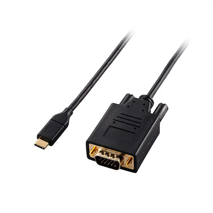 USB Type-C(TM) - VGA変換ケーブル 1m ブラック メーカー在庫品