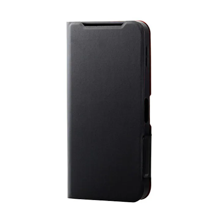 AQUOS sense9 SH-53E ケース レザー 手帳型 マグネット 超軽量 ブラック