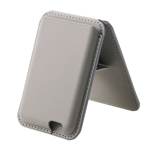 MAGKEEP カードウォレットスタンド グレー メーカー在庫品 スマートフォンアクセサリ MAGKEEP カードウォレットスタンド グレー メーカー在庫品 スマートフォンアクセサリ