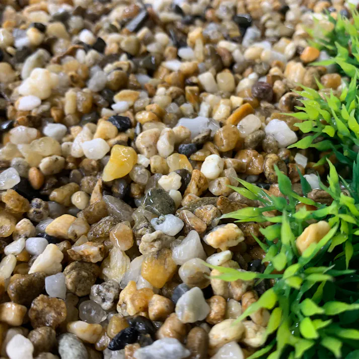 TAIKOH 新南部砂利 2分 2-6mm 10kg 国産 化粧砂利 オレンジ イエロー ミックス 小