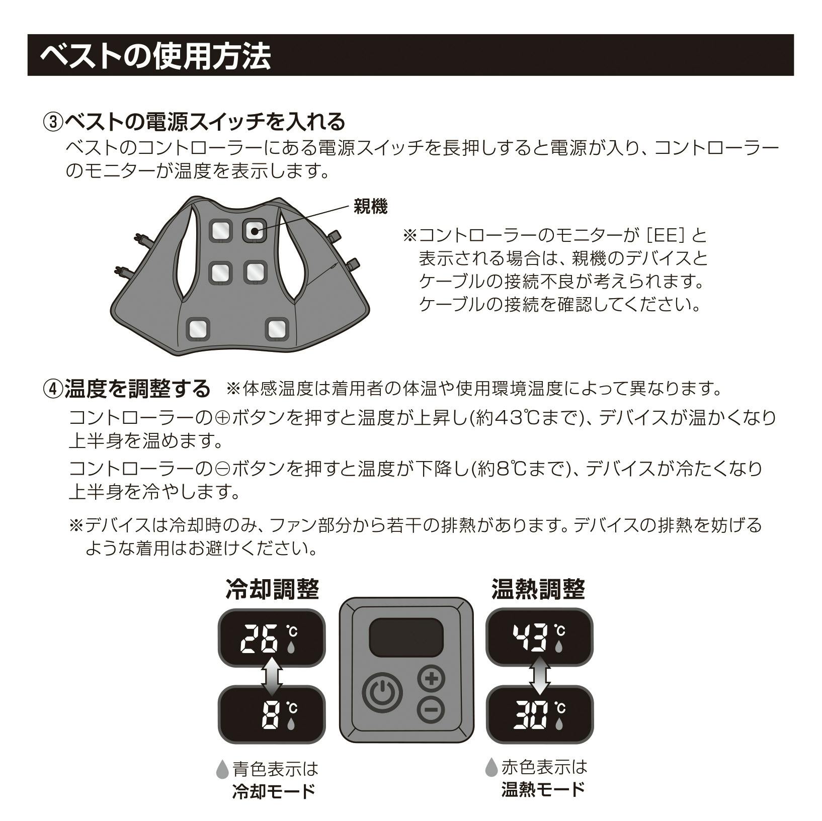 2025年夏 新作 フルセット】 大進 冷暖切替えベスト ペルチェ 素子 6個