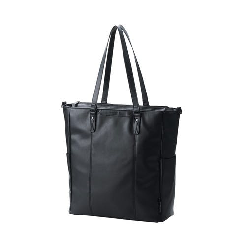 トートバッグ 肩掛ケ 斜メ掛ケ 2WAY 自立式 大容量 18L ブラック メーカー在庫品 パソコン・周辺機器 トートバッグ 肩掛ケ 斜メ掛ケ 2WAY 自立式 大容量 18L ブラック メーカー在庫品 パソコン・周辺機器
