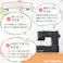 子育てにちょうどいいミシン MM-10 II アックスヤマザキ ミシン 電動ミシン コンパクトミシン 初心者 コンパクト おすすめ 黒 ブラック シンプル かんたん 刺繍 人気 電子ミシン ギフト プレゼント ミシン本体 みしん 【本体のみ】