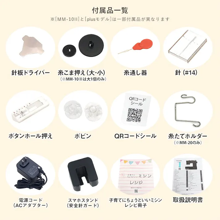 子育てにちょうどいいミシン +plus プラス MM-20 アップグレードモデル アックスヤマザキ ミシン 電動ミシン コンパクトミシン 初心者 コンパクト おすすめ 黒 ブラック シンプル かんたん 刺繍 人気 電子ミシン ギフト プレゼント ミシン本体 みしん 【ミシンバッグ付】
