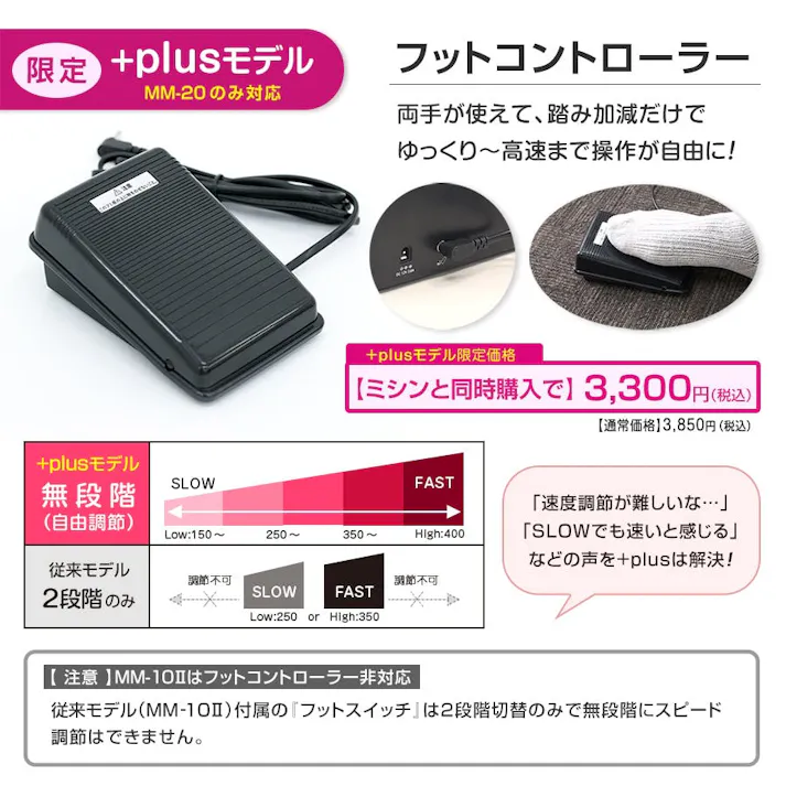 子育てにちょうどいいミシン +plus プラス MM-20 アップグレードモデル アックスヤマザキ ミシン 電動ミシン コンパクトミシン 初心者 コンパクト おすすめ 黒 ブラック シンプル かんたん 刺繍 人気 電子ミシン ギフト プレゼント ミシン本体 みしん 【ミシンバッグ付】