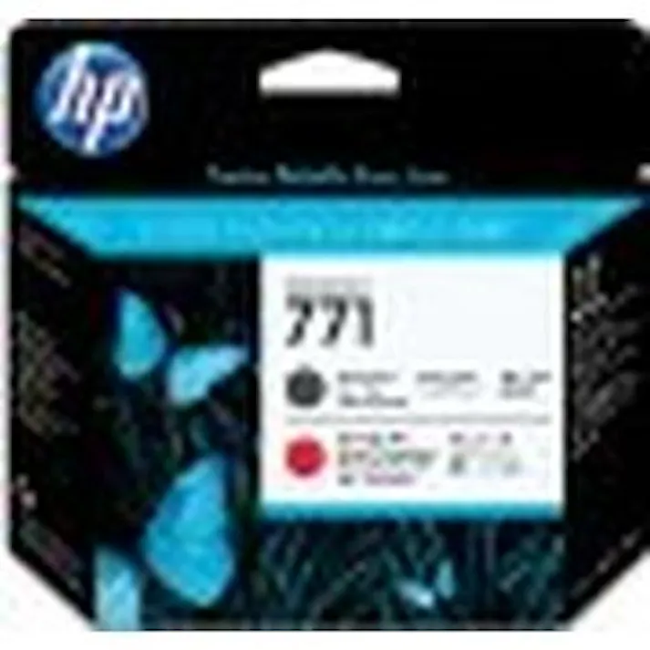 HP771 プリントヘッド マットブラック/クロムレッド CE017A 目安在庫=○