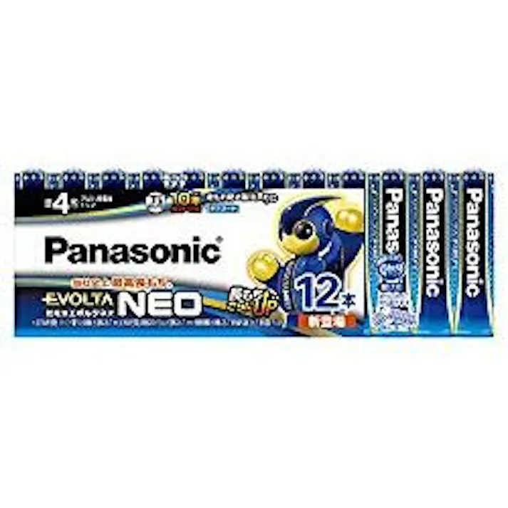 乾電池エボルタネオ 単4形 12本シュリンクパック