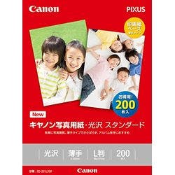 SD-201L200 写真用紙・光沢 スタンダード L版 200枚 目安在庫=△ プリンター用紙・コピー用紙 SD-201L200 写真用紙・光沢 スタンダード L版 200枚 目安在庫=△ プリンター用紙・コピー用紙