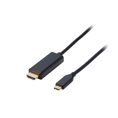 USB Type-C(TM) - HDMI(R)変換ケーブル 2m ブラック 目安在庫=△ パソコン・周辺機器 USB Type-C(TM) - HDMI(R)変換ケーブル 2m ブラック 目安在庫=△ パソコン・周辺機器