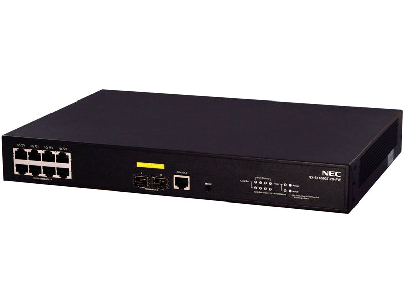 QX-S1108GT-2G-PW 1GbEベーシックPoE+・レイヤ2スイッチ 目安在庫=○ ネットワーク機器 QX-S1108GT-2G-PW 1GbEベーシックPoE+・レイヤ2スイッチ 目安在庫=○ ネットワーク機器