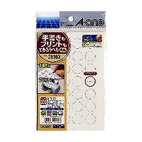 26103 手書きもプリントもできる丸型15ミリ28 目安在庫=○ プリンター用紙・コピー用紙 26103 手書きもプリントもできる丸型15ミリ28 目安在庫=○ プリンター用紙・コピー用紙