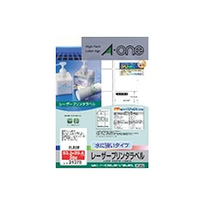 レーザープリンタラベル水に強いタイプ30面 31375 目安在庫=△