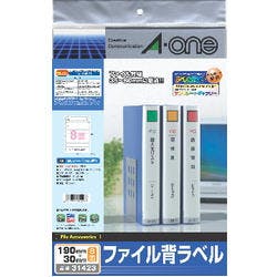 31423 ファイル背ラベル8面 目安在庫=△ プリンター用紙・コピー用紙 31423 ファイル背ラベル8面 目安在庫=△ プリンター用紙・コピー用紙