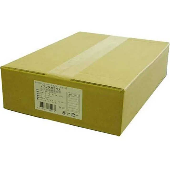 スーパーエコノミーシリーズ プリンタ用ラベル A4 10面 ラベルサイズ89×48mm 500シート/箱 L10BM500N 目安在庫=△