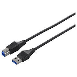 BSUABSU310BK コネクター USB3.0 A to B スリムケーブル 1m ブラック パソコン・周辺機器 BSUABSU310BK コネクター USB3.0 A to B スリムケーブル 1m ブラック パソコン・周辺機器