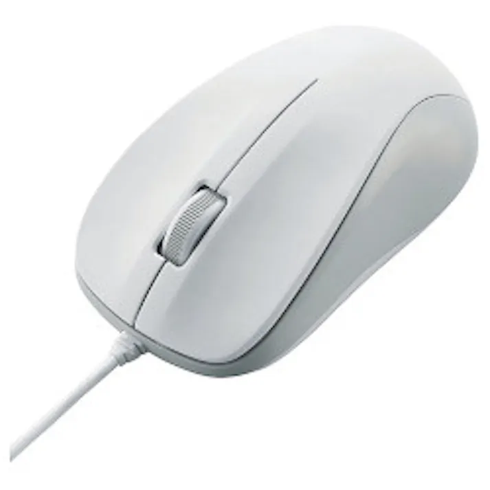 光学式マウス USB 3ボタン ホワイト ROHS指令準拠 M-K6URWH RS