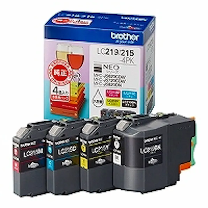 インクカートリッジ 4色パック大容量 LC219/215-4PK 目安在庫=△