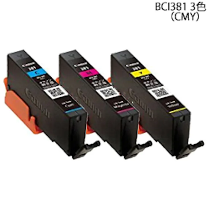 【安心のメーカー純正】 BCI381 3色(CMY)セット 目安在庫=△