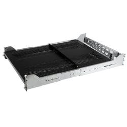 サーバーラック棚板/2U/19インチ式/放熱スリット付き/奥行61cm パソコン・周辺機器 サーバーラック棚板/2U/19インチ式/放熱スリット付き/奥行61cm パソコン・周辺機器