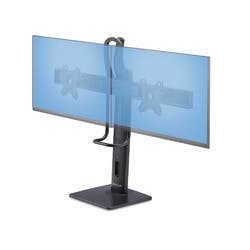 モニタースタンド/左右2画面クロスバー/最大27インチ/耐荷重各6kg 目安在庫=○ パソコン・周辺機器 モニタースタンド/左右2画面クロスバー/最大27インチ/耐荷重各6kg 目安在庫=○ パソコン・周辺機器