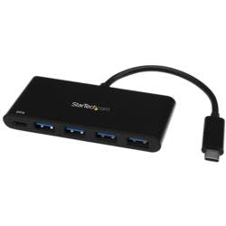 USBハブ/USB 3.0/USB-C - 4x USB-A/60W PD/TB3互換/ブラック 目安在庫=○ パソコン・周辺機器 USBハブ/USB 3.0/USB-C - 4x USB-A/60W PD/TB3互換/ブラック 目安在庫=○ パソコン・周辺機器