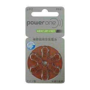 補聴器電池 PR41 (312) パワーワン Power one 20パック 120粒 ボタン電池・特殊電池 補聴器電池 PR41 (312) パワーワン Power one 20パック 120粒 ボタン電池・特殊電池