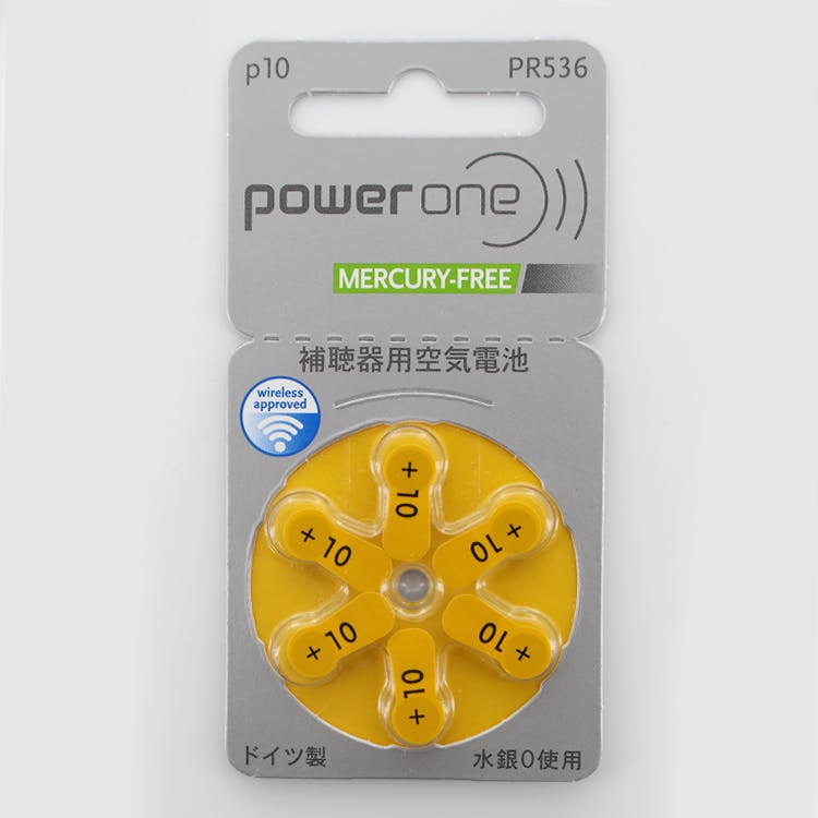 補聴器電池 PR536 (10) パワーワン Power one 10パック 60粒 ボタン電池・特殊電池 補聴器電池 PR536 (10) パワーワン Power one 10パック 60粒 ボタン電池・特殊電池