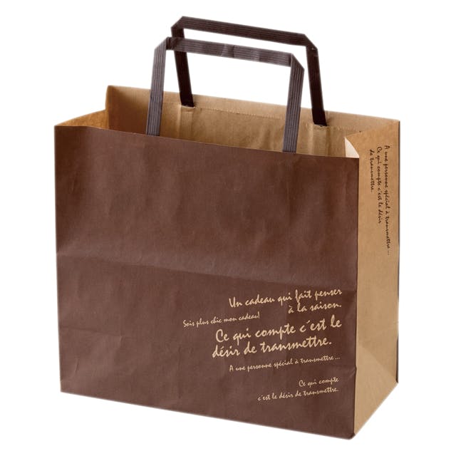 ヘッズ 袋－紙－ハンドル付 W220×D140×H250mm 50枚 HEADS BKB-4P