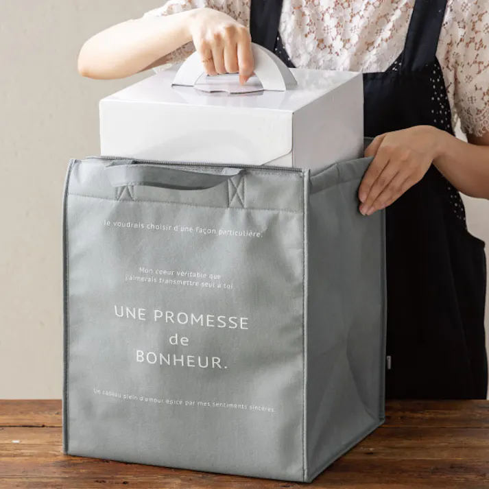 ヘッズ 袋-不織布-ハンドル付 W330×D300×H380mm 5枚 HEADS BNR-3CB