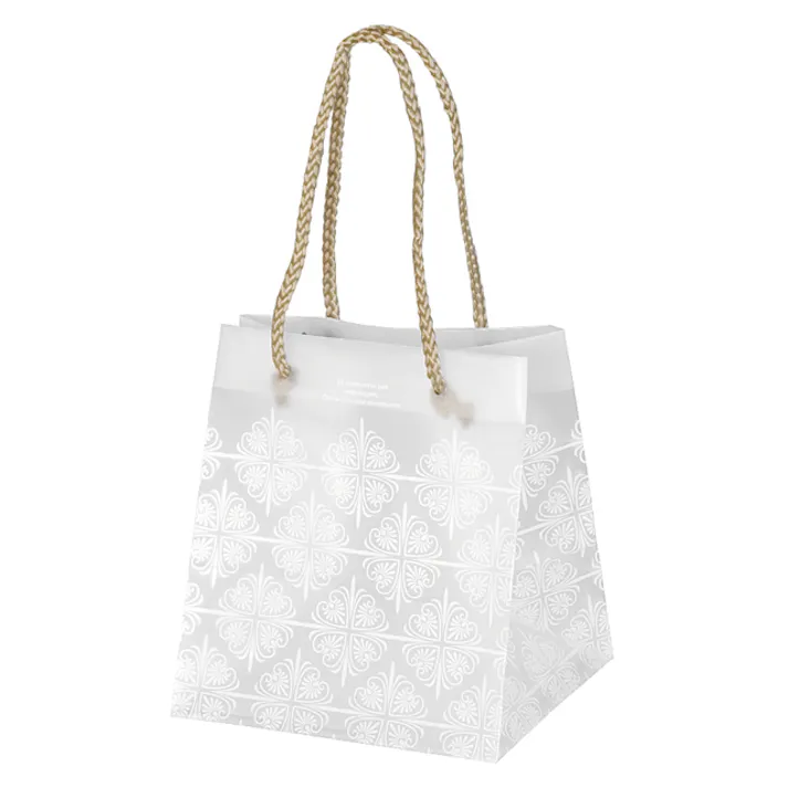 ヘッズ 袋-PE-ハンドル付 W160×D140×H180mm 10枚 HEADS CLF-2XSB