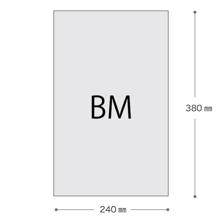 ヘッズ 袋-PE-平袋 W240×H380mm 50枚 HEADS EVP-BM