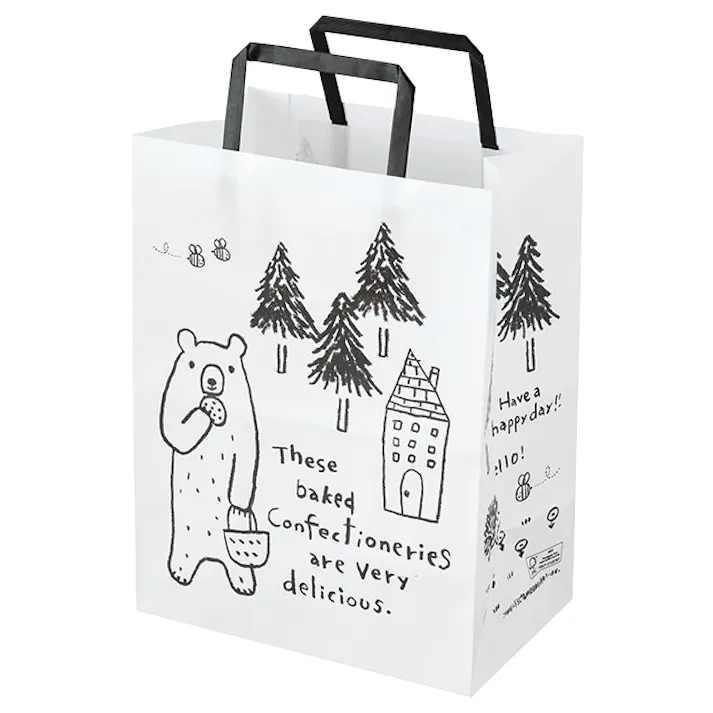 ヘッズ 袋-紙-ハンドル付 W220×D14×H290mm 30枚 HEADS GLB-1P