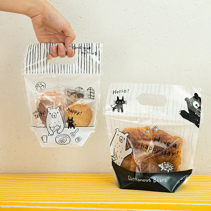 ヘッズ 袋-PP-食品対応 W210(130)×D80×H230mm 30枚 HEADS GLB-ZSS