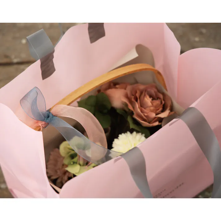 ヘッズ 袋-PE-ハンドル付 W165×D145×H165mm 30枚 HEADS LRV-1XS